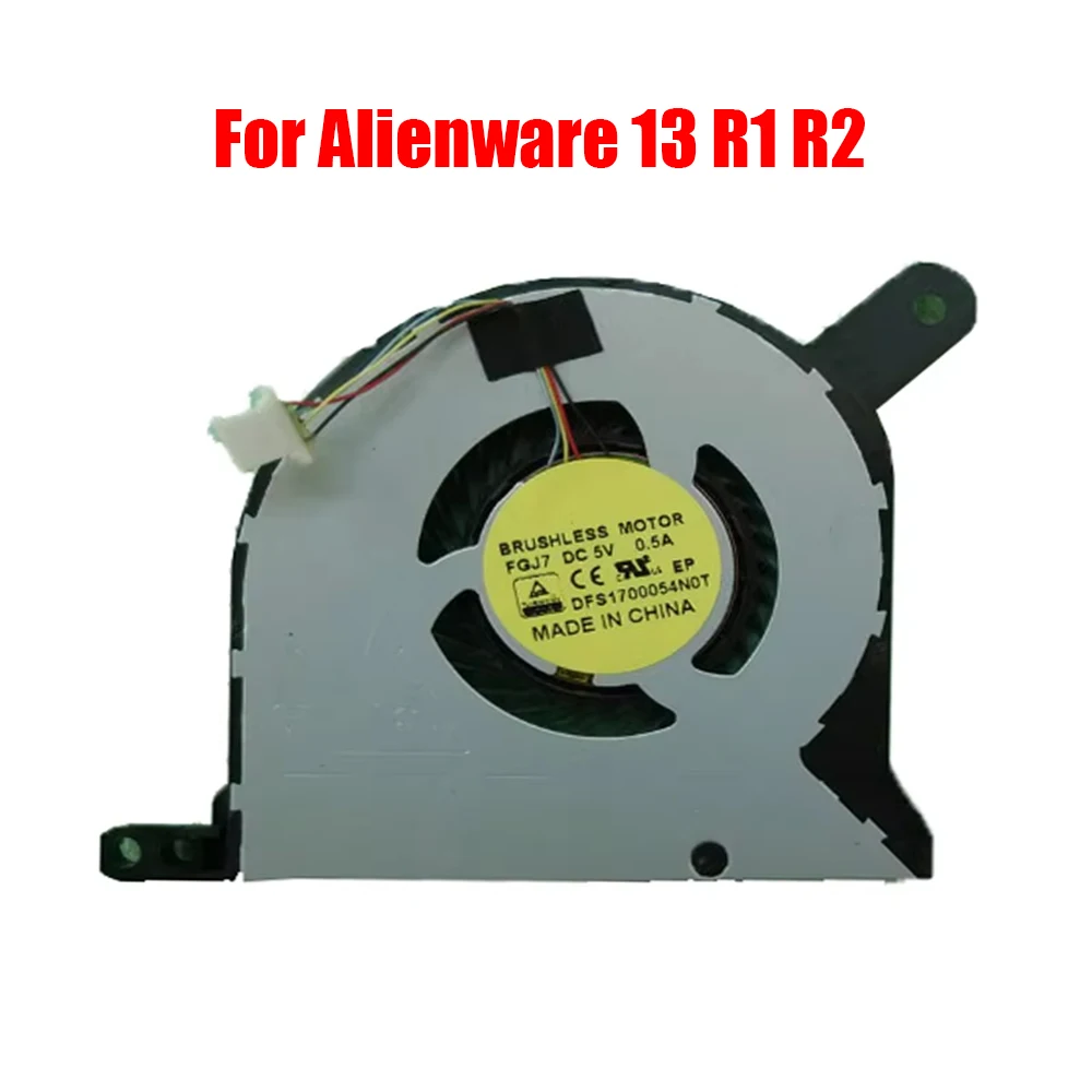 Laptop CPU Fan For Alienware 13 R1 R2 DFS1700054N0T FGJ7 DC5V 0.5A