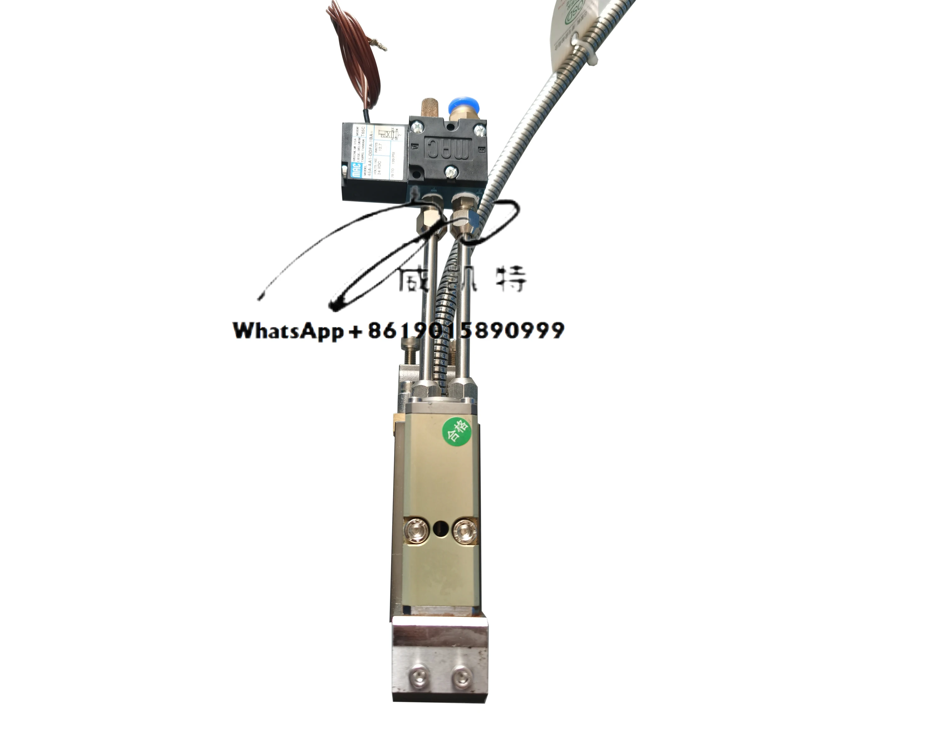 

Factory Automatic Hot Melt Glue Scraper Gun OSD-25mm Custom Width for Coating Machine in the Courier Bag Application