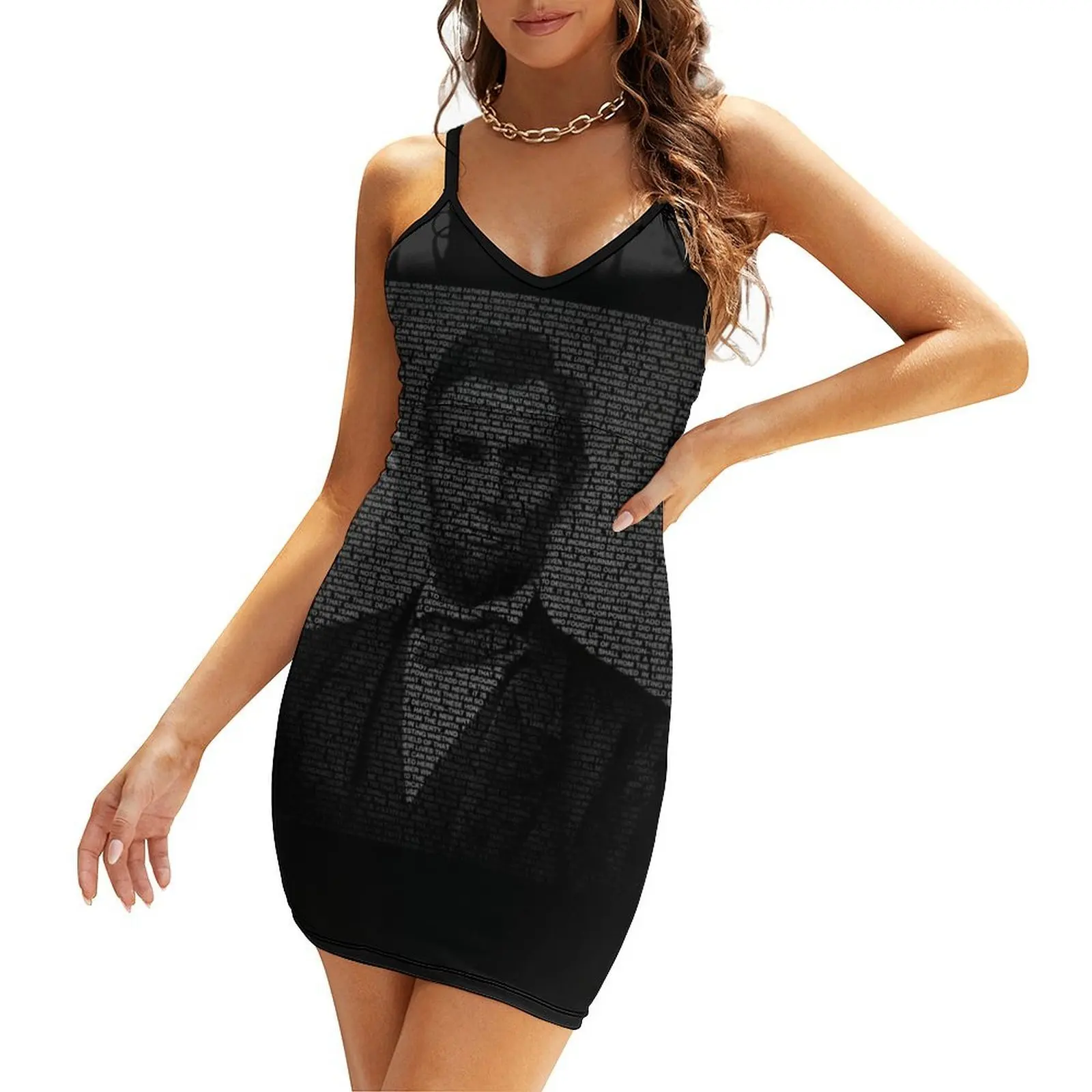 

Abraham Lincoln - Gettysburg Address Sling Dress evening dresses ladies summer dress korean women