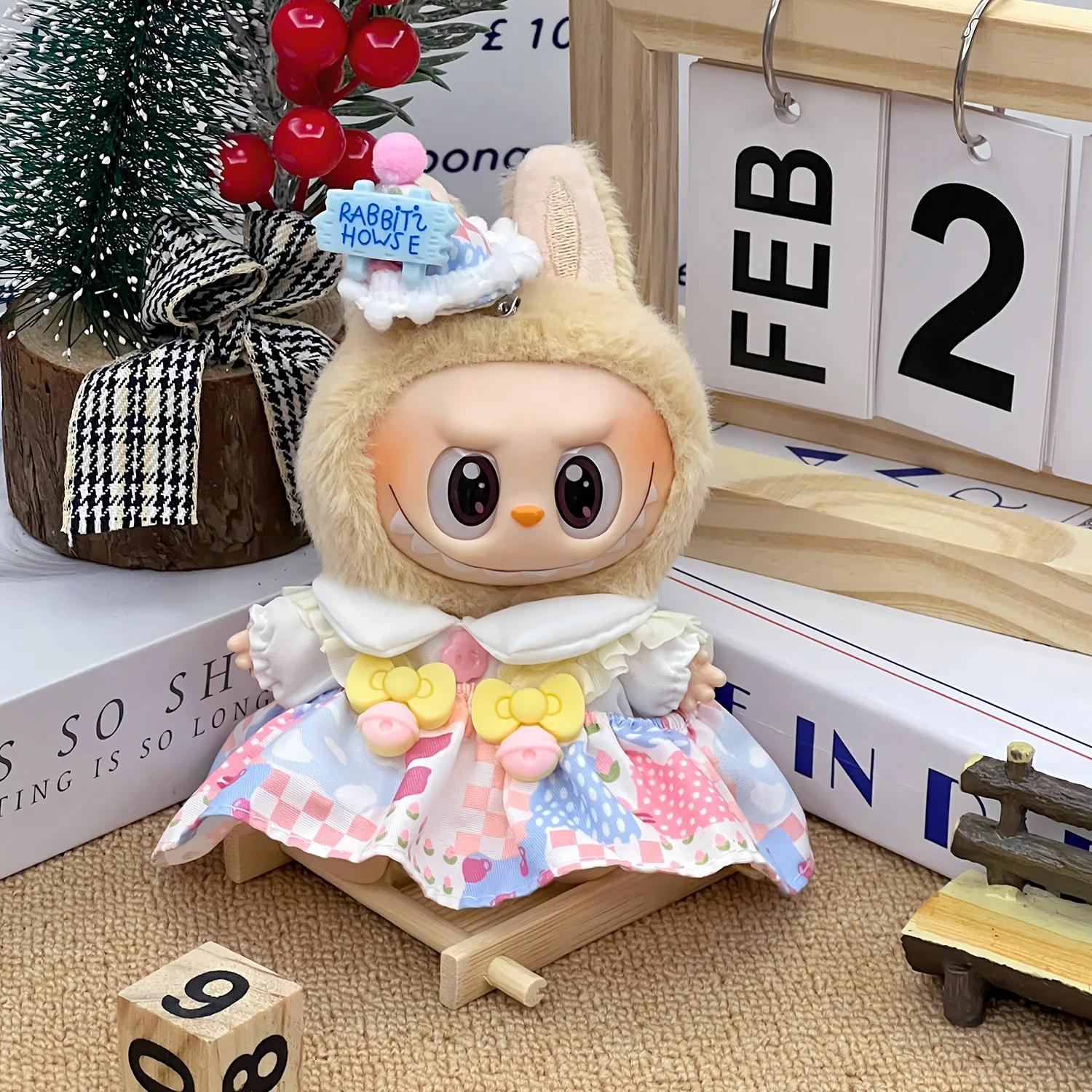 17Cm Labubu Plush D… - image