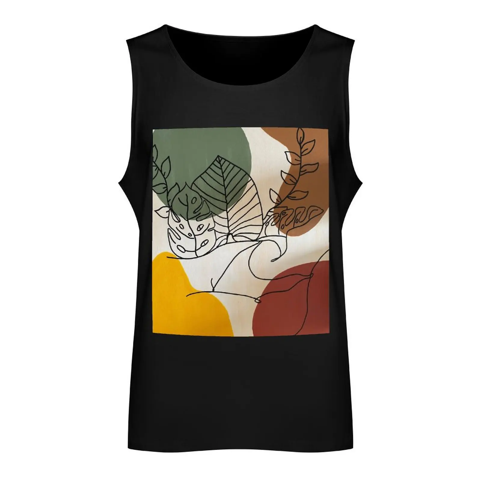 Curves Tank Top gym Men's t-shirts Sleeveless top t-shirt for men