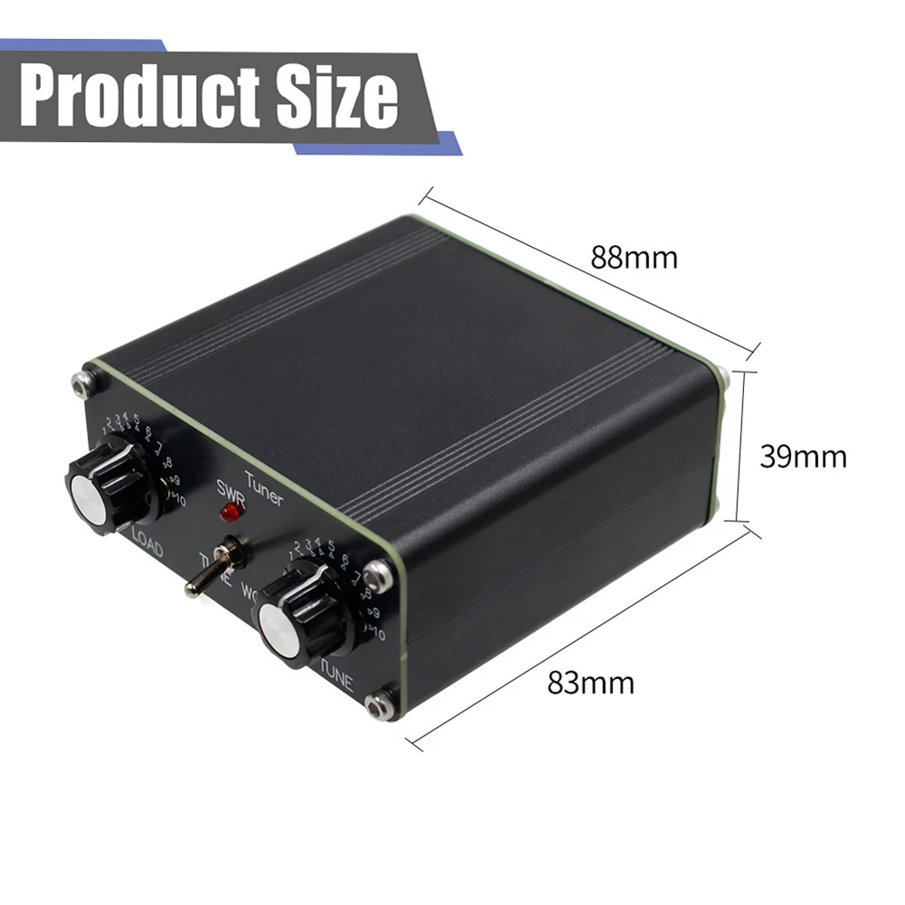 User Friendly QRP Manual Antenna Tuner Offering High Efficiency and Compatibility with Multiple Types of Feed Lines