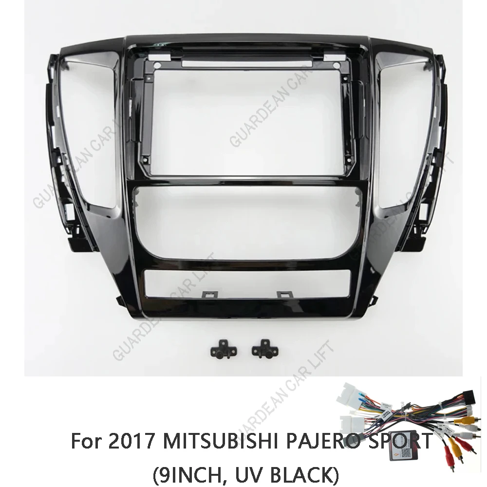 

9/10.1 Inch Android Car Radio Fascias For 2017 MITSUBISHI PAJERO SPORT Stereo Player 2DIN Head Unit Dash Frame Panel Trim