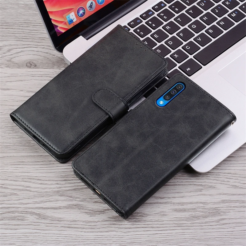 A50 A505F Hülle für Samsung Galaxy A50, Brieftaschen-Flip-Book-Lederhülle für Samsung A50, A 50 SM-A505F Handyhülle, Schutzhülle