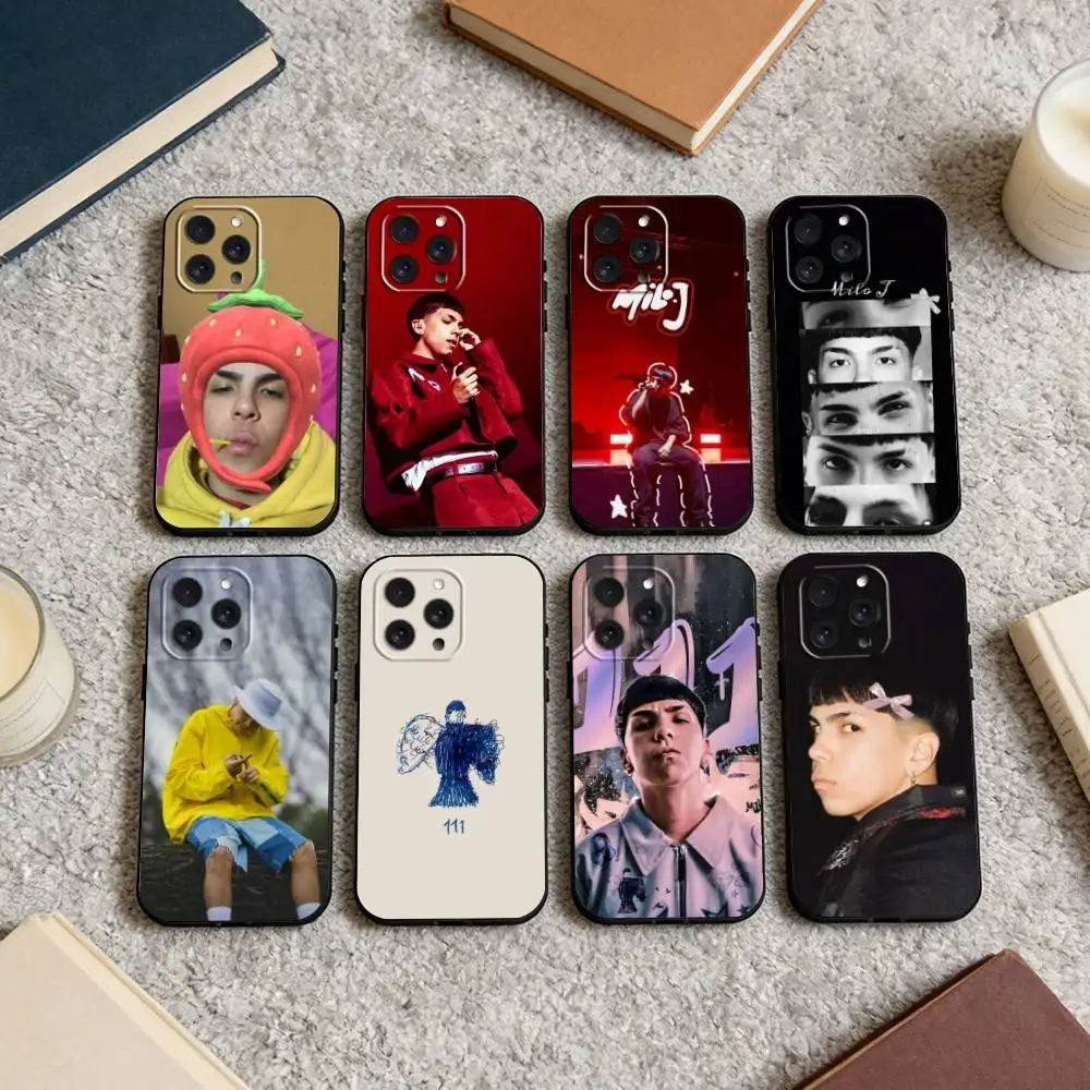 

Rapper M-Milo J Phone Case For iPhone 17 16 15 14 13 12 Max Plus Silicone Black Cover