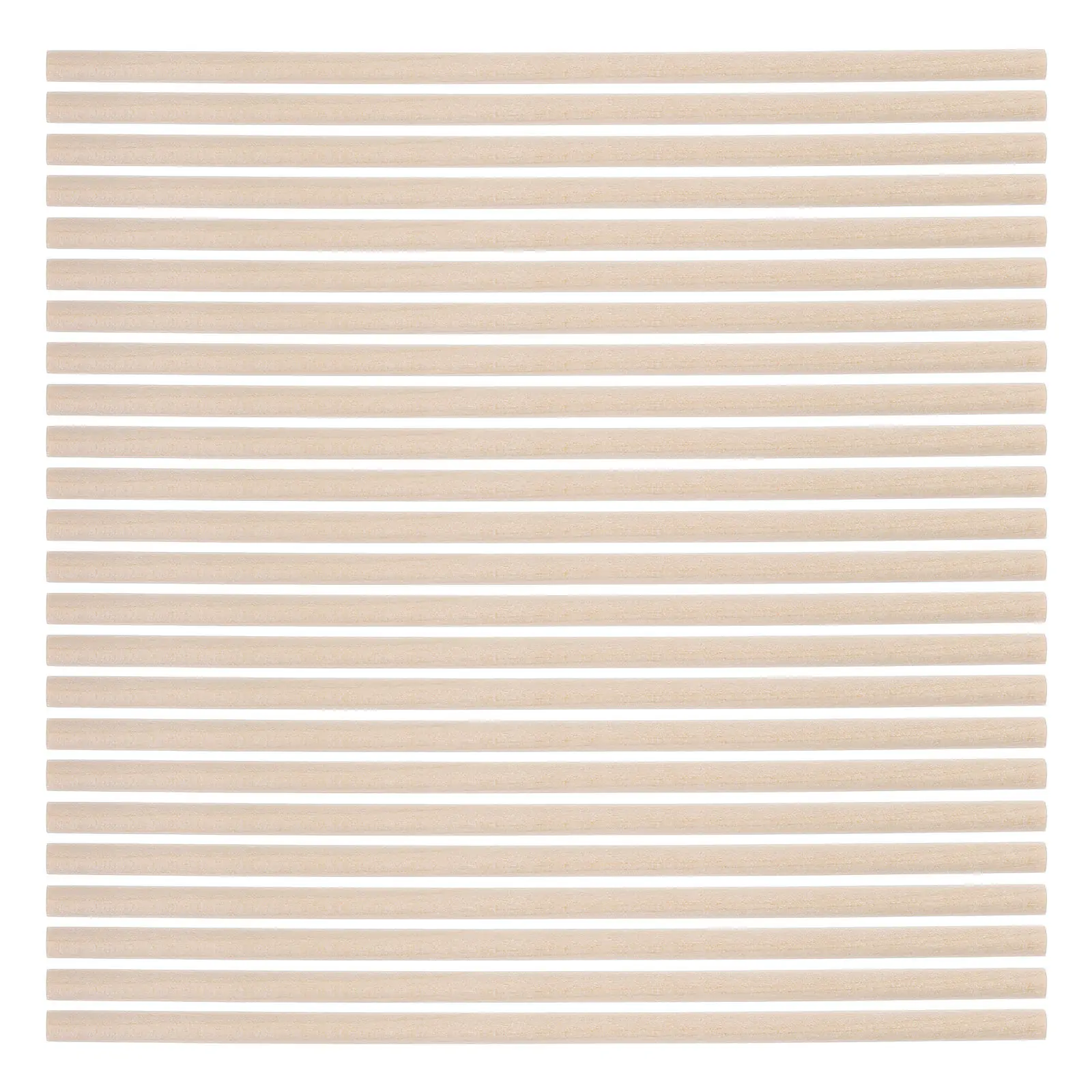 

50 шт. натуральных деревянных дюбелей/палочек, необработанные, для рукоделия, поделок, макраме, поддержки растений и творческих проектов