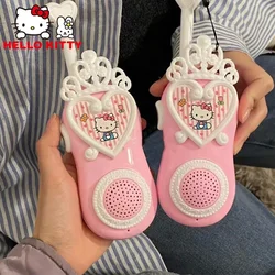 Hello Kitty Kids Walkie Talkie telefono palmare Radio Interphone Cartoon Mini Toys Girl Kids genitore Child Interaction Toys Gift