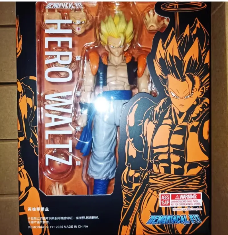 Demoniacal Fit "Hero Waltz" Gojita Dragon Ball SHF 1/12 مجموعة ألعاب مجسمة متوفرة في المخزون، يتم شحنها خلال 24 ساعة في اليوم #1