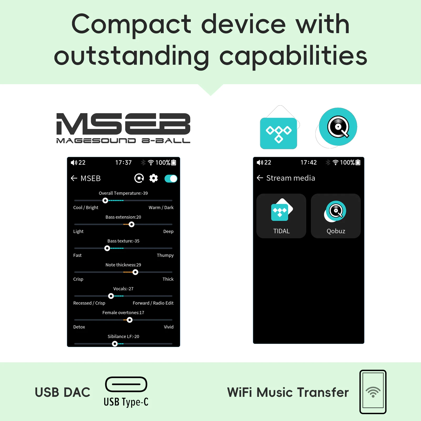 HiBy R1 MiDi HiFi аудио музыкальный плеер MP3 USB ЦАП WiFi Bluetooth 5.1 DSD256 PCM384 кГц/32 бит X1600E CS43131 MSEB веб-радио 1150 мАч