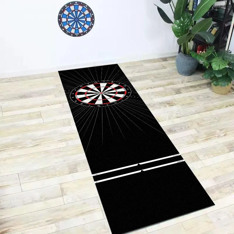 VIKAMA Dartboard Print Dart Mat Standard Throwing Lines Anti Slip Long Rug For Indoor Dart Game Floor Protection