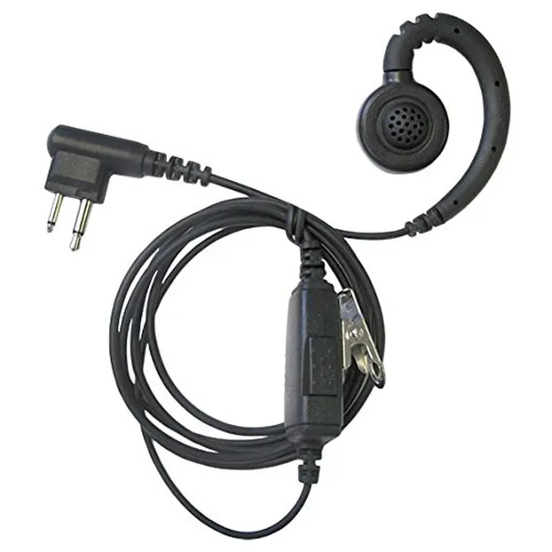 2-Pin PTT Mic Microphone Earpiece Headset for Motorola Walkie Talkie EP450 GP300 CP88 CP040 CP140 CP180 CP200 Radio Transceiver