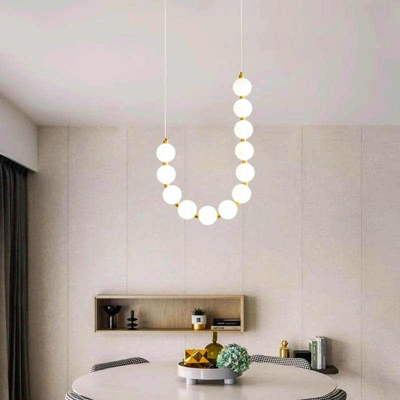 Luces colgantes para decoración del hogar, candelabro nórdico para escaleras, sala de estar, dormitorio y comedor, luz de techo, iluminación interior