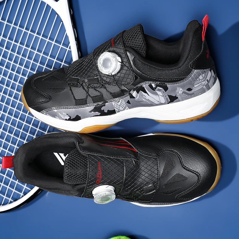 

Good Quality Badminton Sneakers Unisex Anti Slip Indoor Court Shoes Comfortable Table Tennis Shoes Couples Sports Shoes