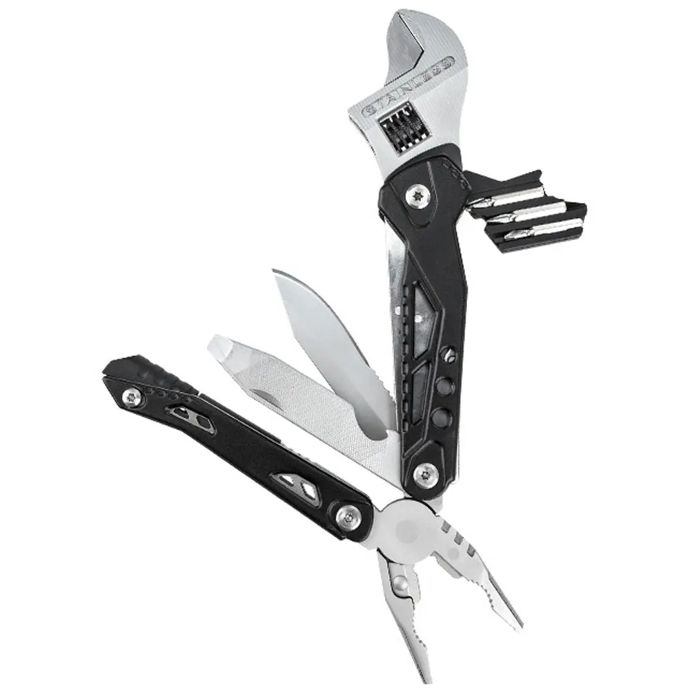 

Multitool Wrench14-In-1 Adjustable Wrench Pliers Folding Knife Hand Tools Screwdriver Wooding Saw Wood Working Tools