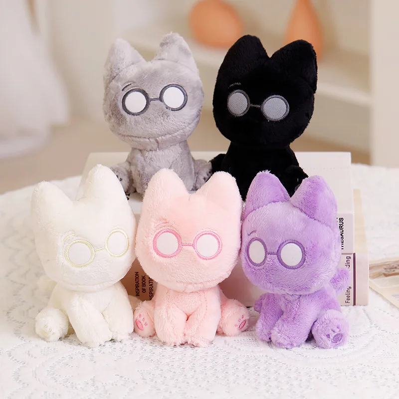 Kawaii Cartoon Cement Cat Series Sitting Plush Doll Model Sofa, Bedroom Decoration Doll As A Surprise Holiday Gifts For Friends