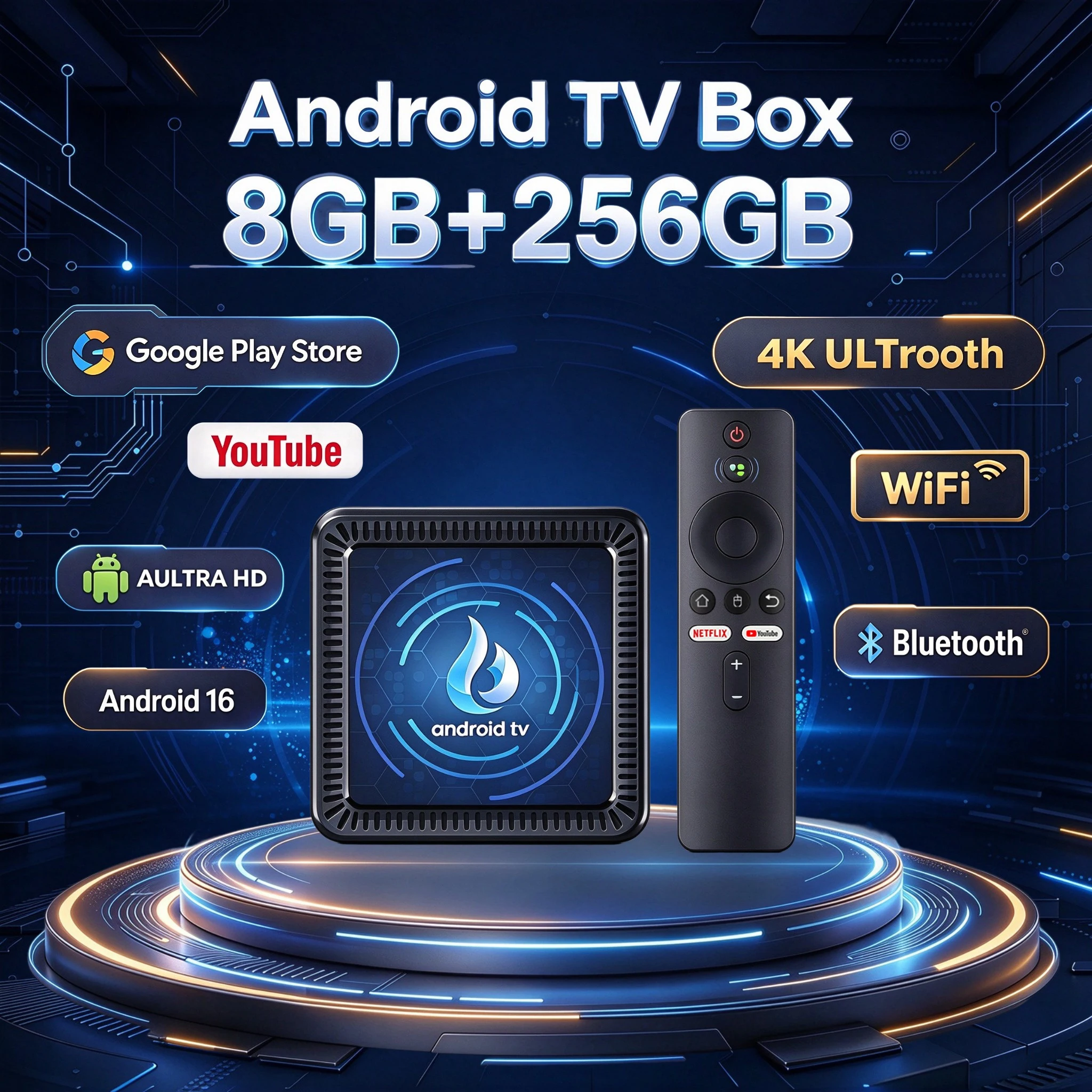 Ddr3 8Gb - Android Smart TV Box 8GB 256GB