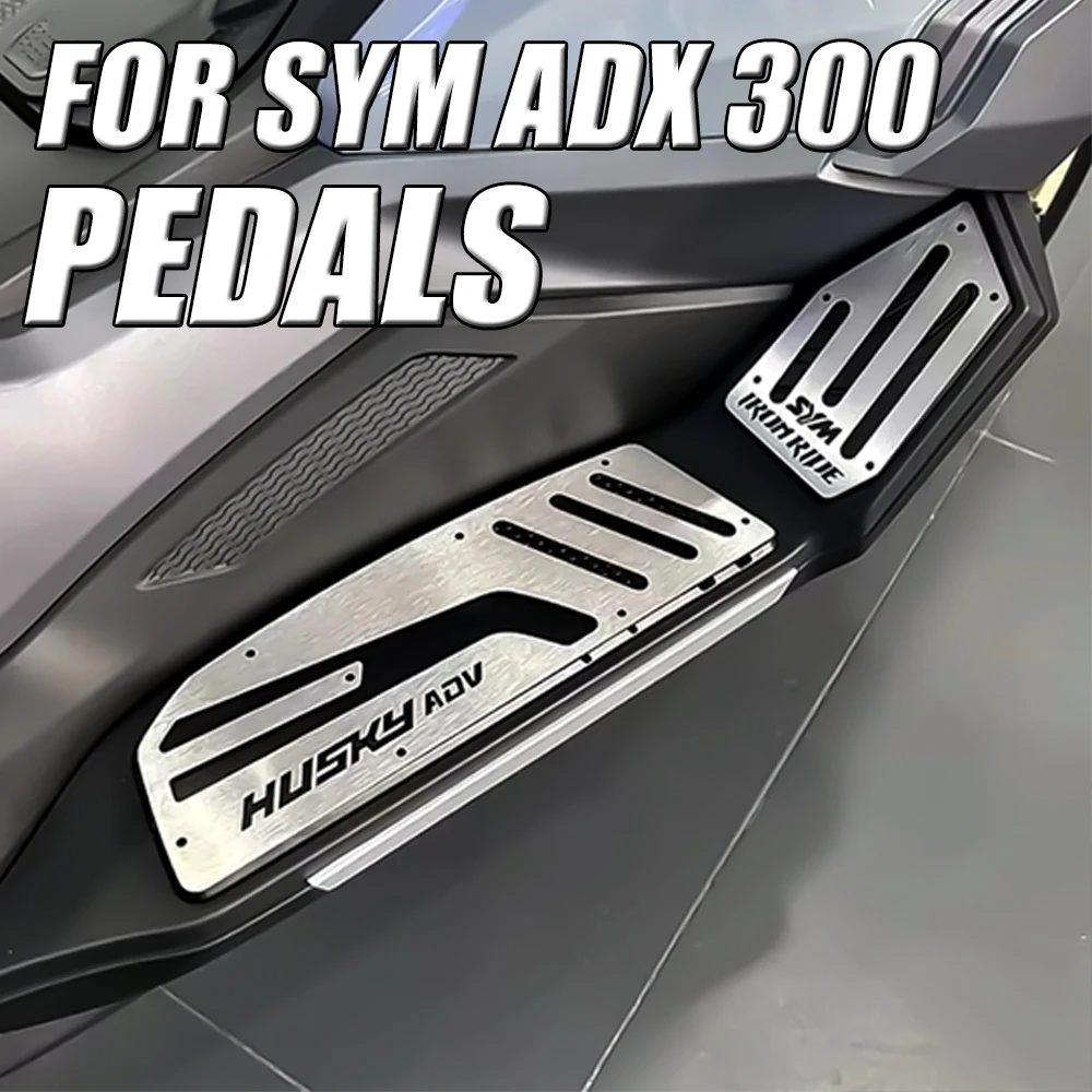 FIT SYM ADX 300 300ADX ADX300 ADX 300 Motorcycle Foot Peg Rest Pedal Footrest Front Rear Foot Pedal Stainless Steel Foot Pads