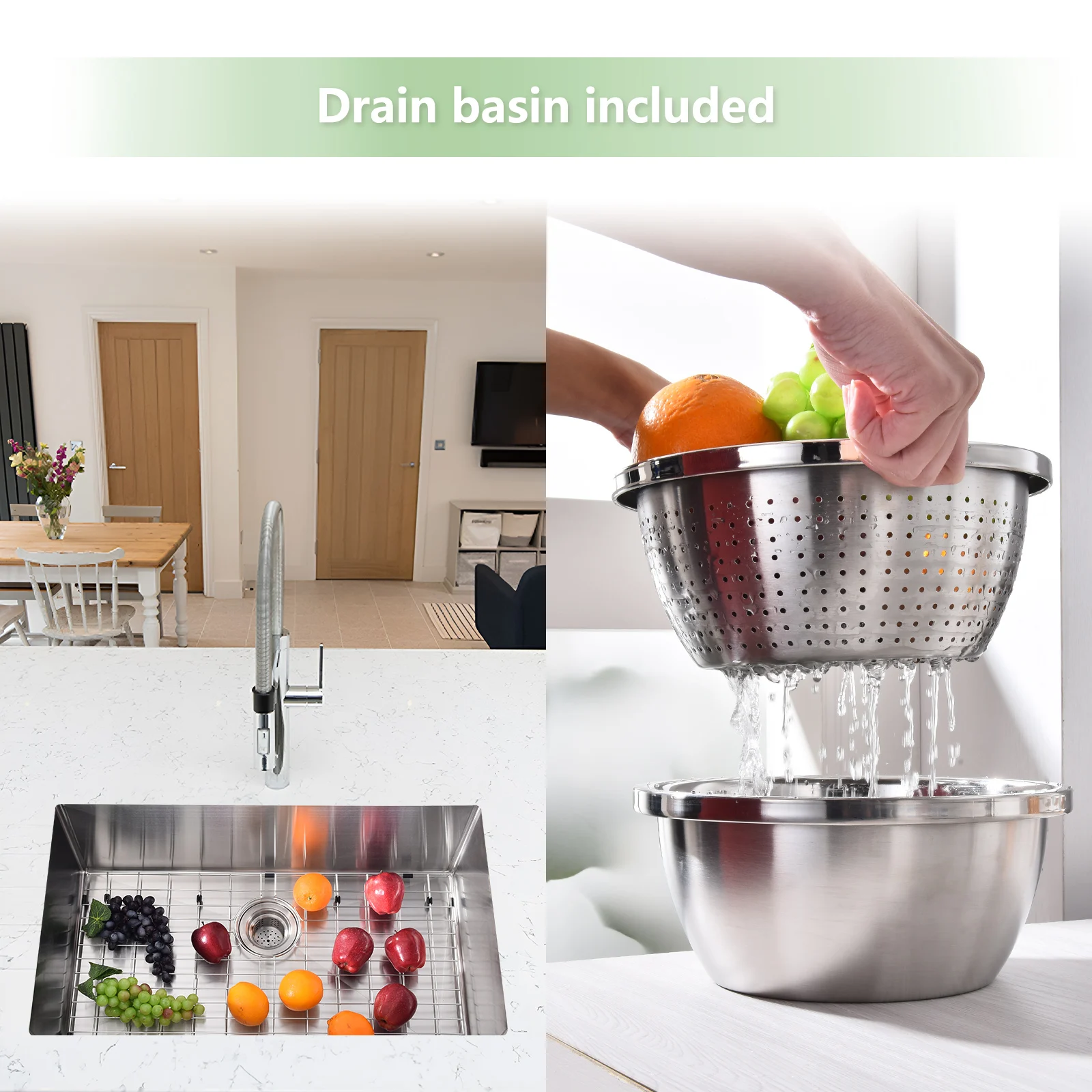 Superior Stainless Steel Kitchen and Bar Basin   Modern Undermount Single Bowl Durable Stylish and Low Noise Ideal for Home Renovation