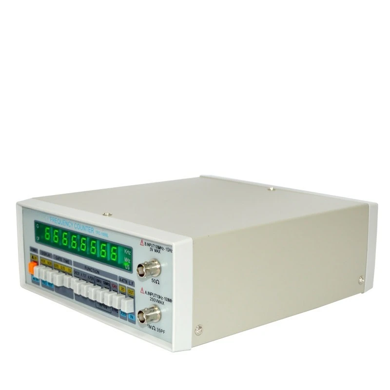 TFC-1000L High Precision Multifunctional Digital Frequency Counter, 1000MHz Crystal Oscillator Frequency Measuring Meter