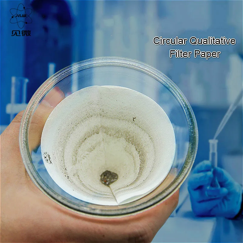 Qualitative Filter Paper Laboratory Research Filter Membrane Circular Oil Detection Filtration Paper Diameter 300 mm 100 Circles