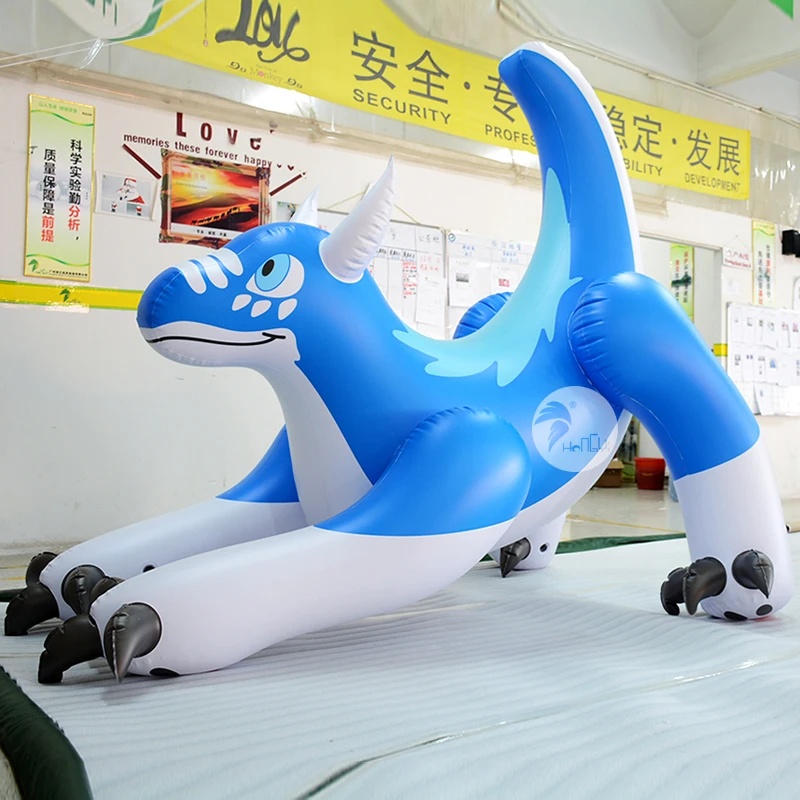 Giant Advertisement Blue Inflatable Dragon For Sale