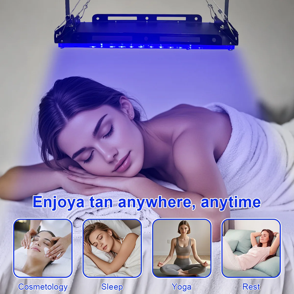 110 فولت-220 فولت LED الأشعة فوق البنفسجية الوجه الجسم دباغة مصباح المنزل حمامات الشمس دباغة مصباح البرونزية الجلد دباغة مصباح لجسم الوجه
