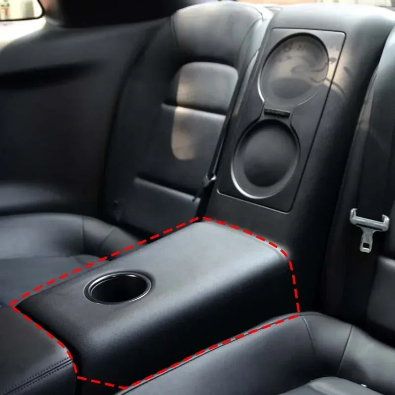 Real Carbon Fiber For Nissan GTR R35 2008-2016  Car styling rear drain cup panel frame decoration sticker interior accessories