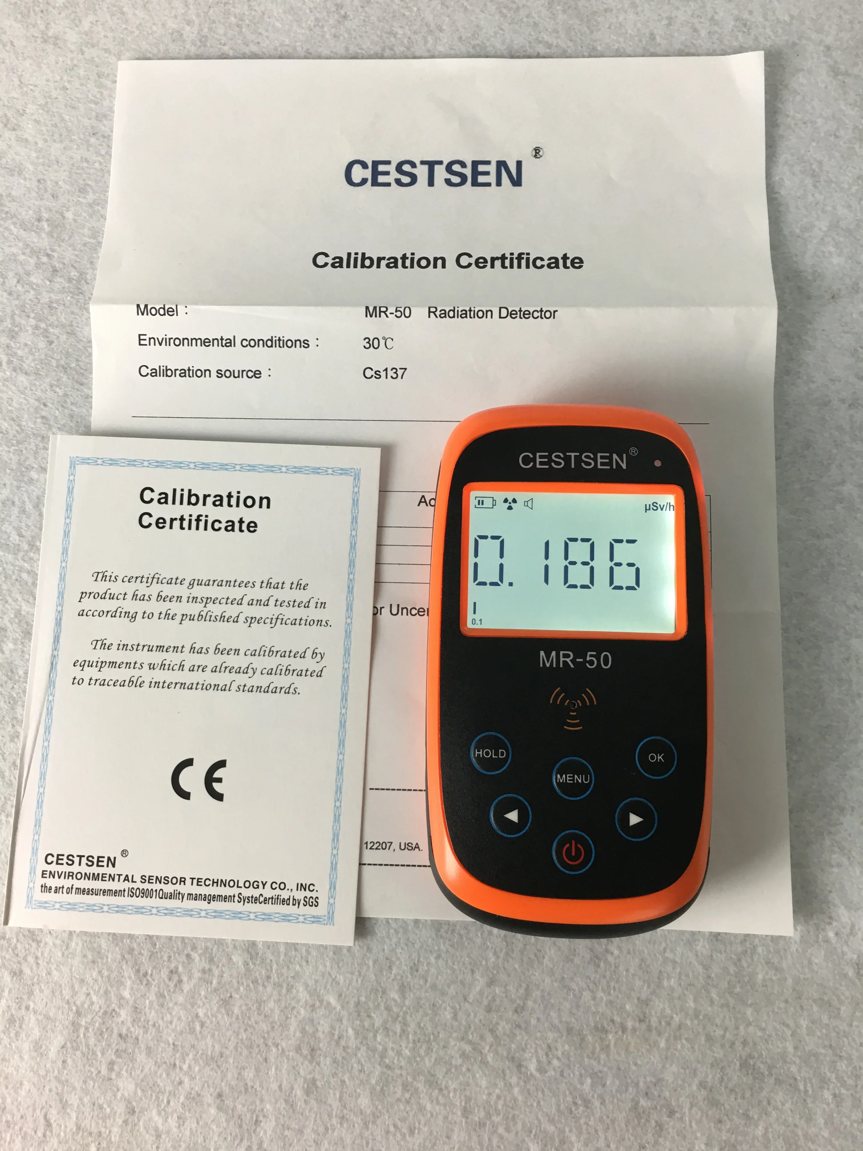 MR-50 Dosimeter Gamma Nuclear Radiation Detector personal a, b,y ,x Ray Radiation Meter