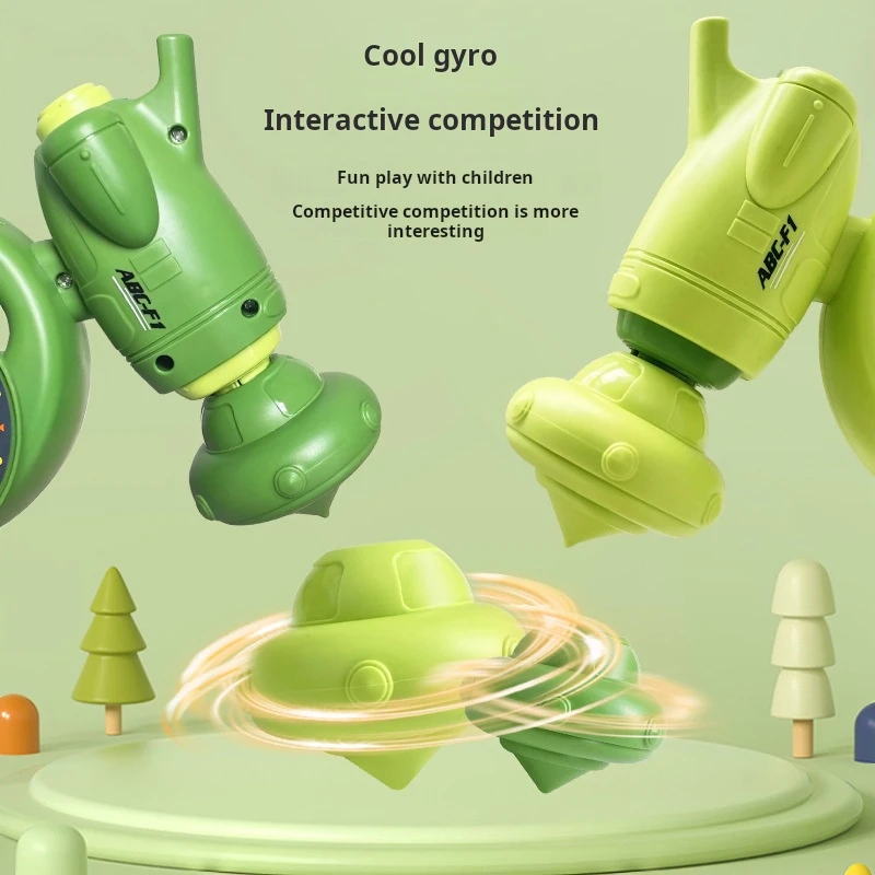 5 in 1 Pistol  gyroscope Toys For Kids Children Boys Girls Babies Indoor Outdoor Rotating Flying Saucer Gun Launcher