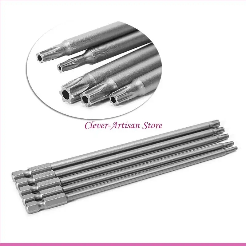 E06B 5 pcs/Set 150mm T10-T30 Torx Torx Electric Bits Bits Bits Bits