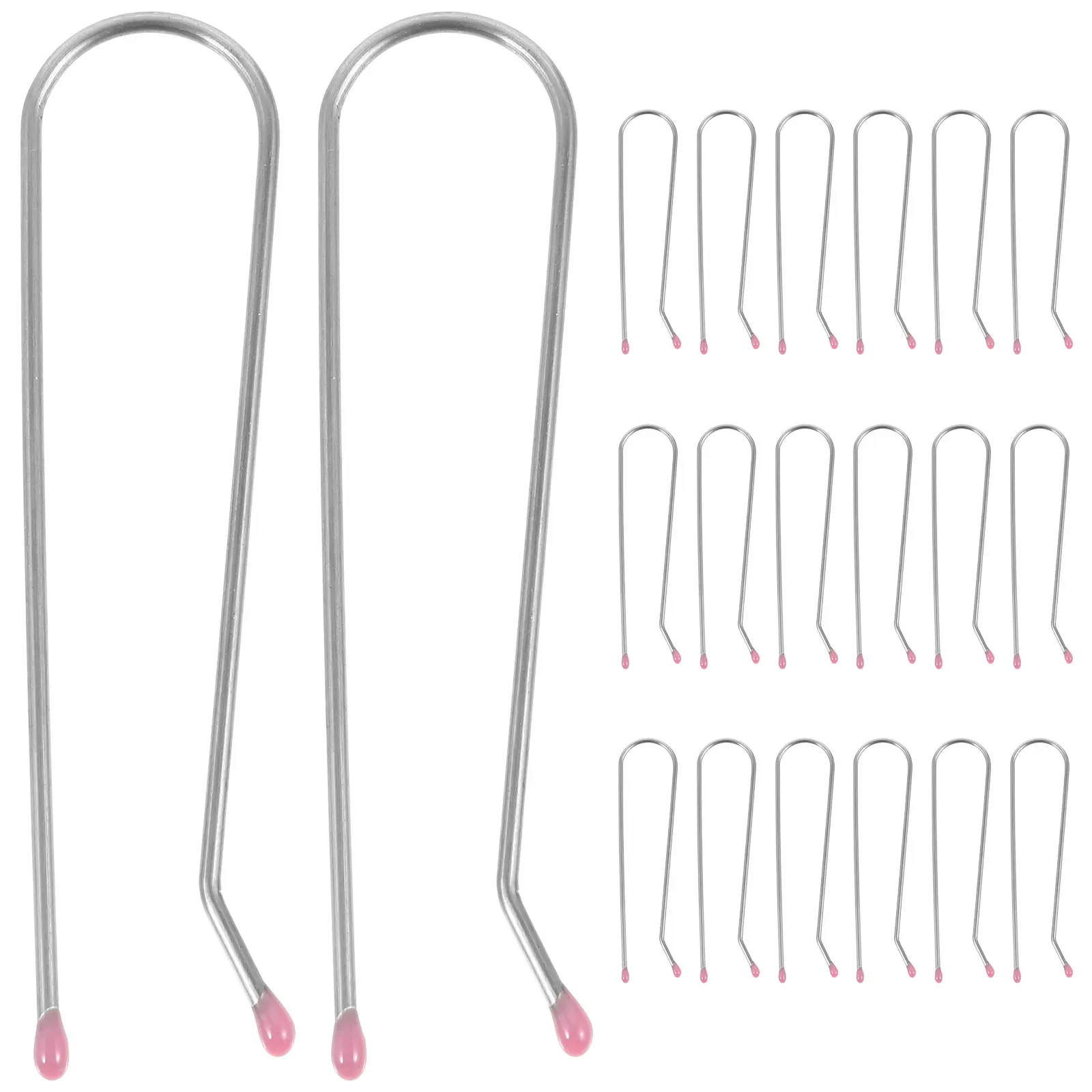 

20pcs Electric Hot Rollers Curling Clips Metal Wire U Shaped Hair Accessories Replacement Fixing For Most Sizes 1 9cm