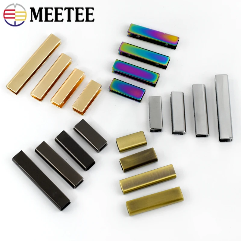 10/20Pcs Meetee 19/25/39/52mm Bag Edge Protector Corner Metal Buckle Handbag Strap Screw End Tail Clip Hook Clasp Accessories