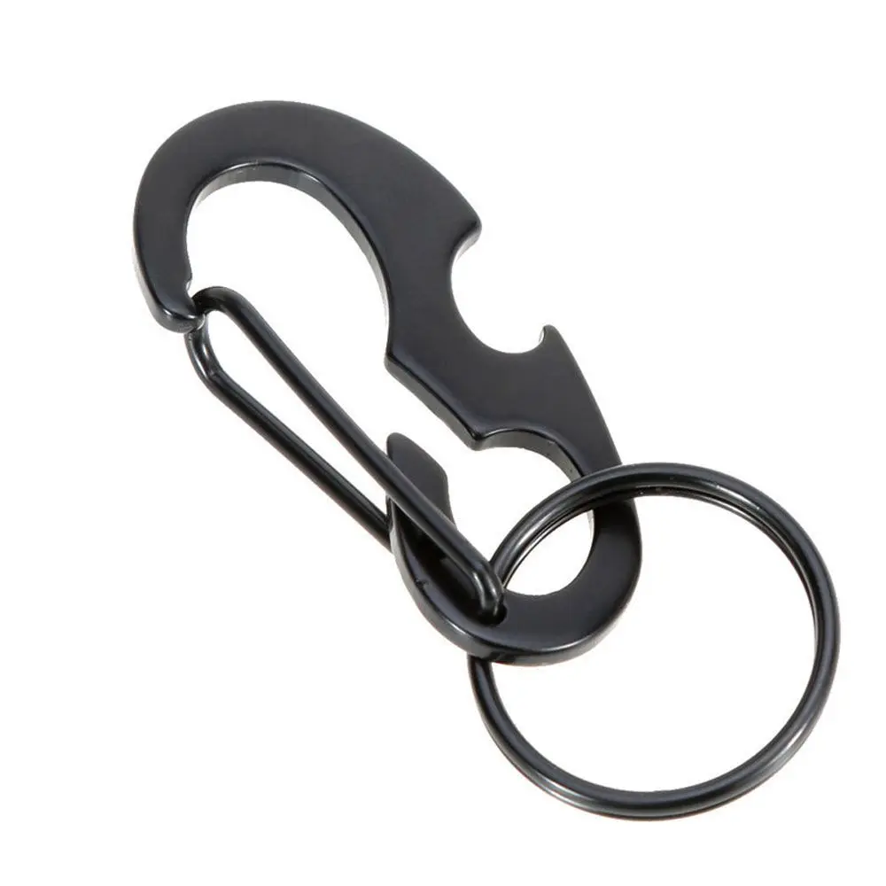 Mini Safe Mountaineering Survival Tool Multi Tool Snap Hook Keyring Carabiners Clip Carabiner Keychain