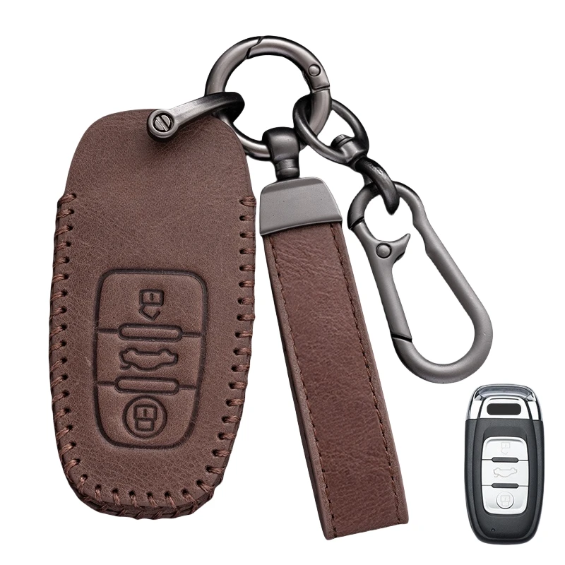 Durable Car Remote Key Case Cover Shell For Audi A1 A3 8V A4 B8 B9 A5 A6 C7 A7 A8 Q3 Q5 Q7 S4 S6 S7 S8 R8 TT Holder Accessories