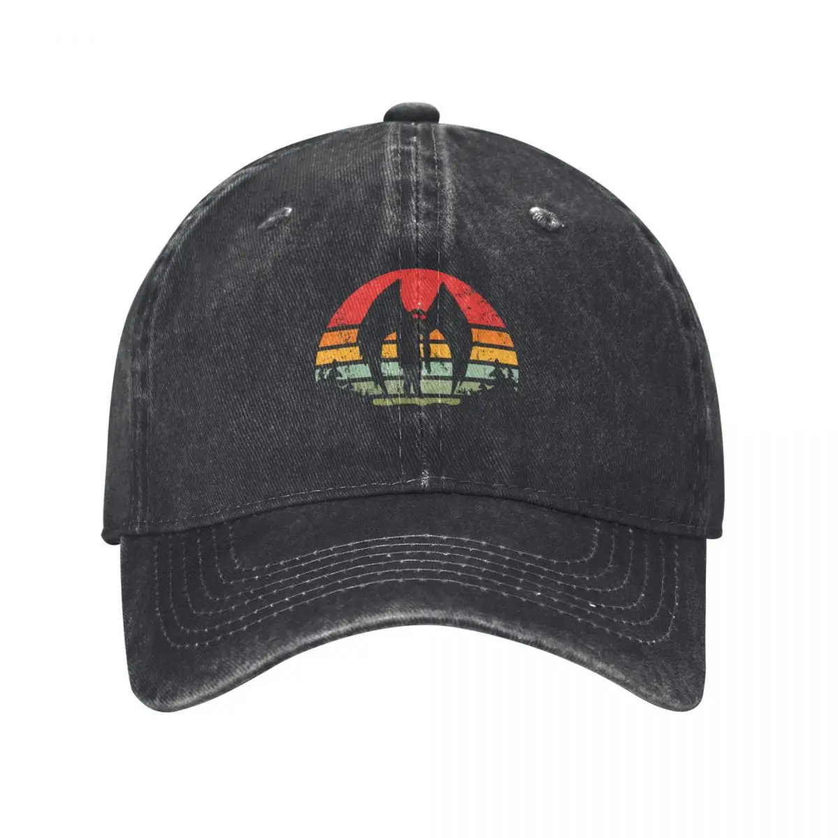 Vintage Mothman Point Pleasant Cryptid Cryptozoology Retro Mothman Baseball Cap Hip Hop Rave Visor Horse Hat Boy Child Women's