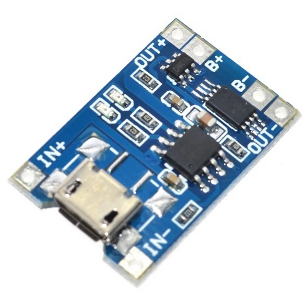 1A 18650 lithium battery protection board Micro USB / Type-c charging module TP4056 with protection one plate module TC4056