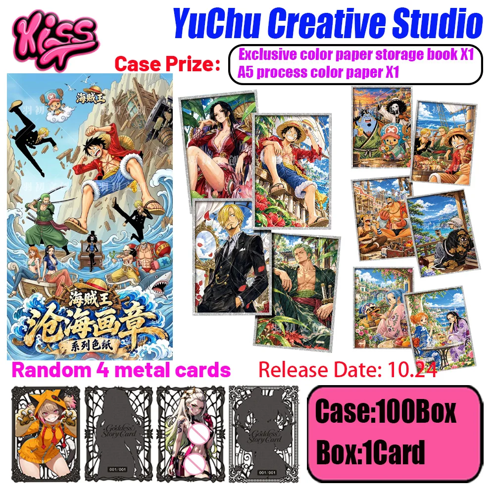 2026 wholesale YuChu club 'One Piece' series limited edition character Collection Gift toys game card
