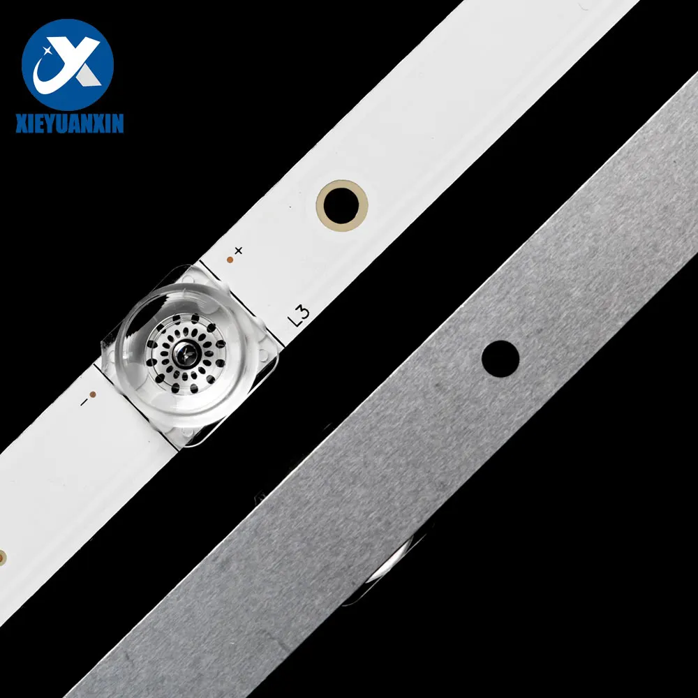 10 Buah/Set Lampu Latar LED TV 3V 2W untuk TCL ROWA 55 Inci JS-D-JP55EU-051EC Strip Lampu TV 55QHQJP