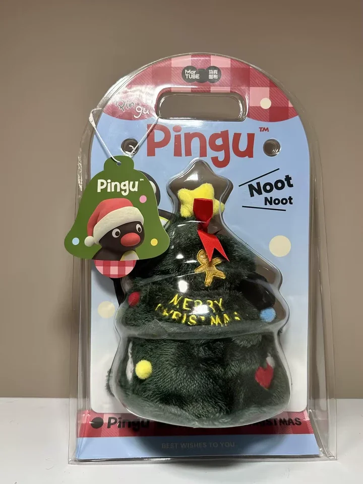 Martube Pingu Christmas Wreath Hanging Decor Ornaments Anime Figures Pingu Christmas Tree Figurines Toys Holiday Birthday Gifts view 4