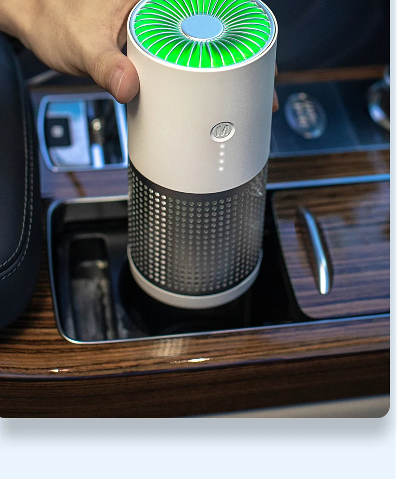 Personal Mini Hepa Filter Portable Car Air Purifier USB