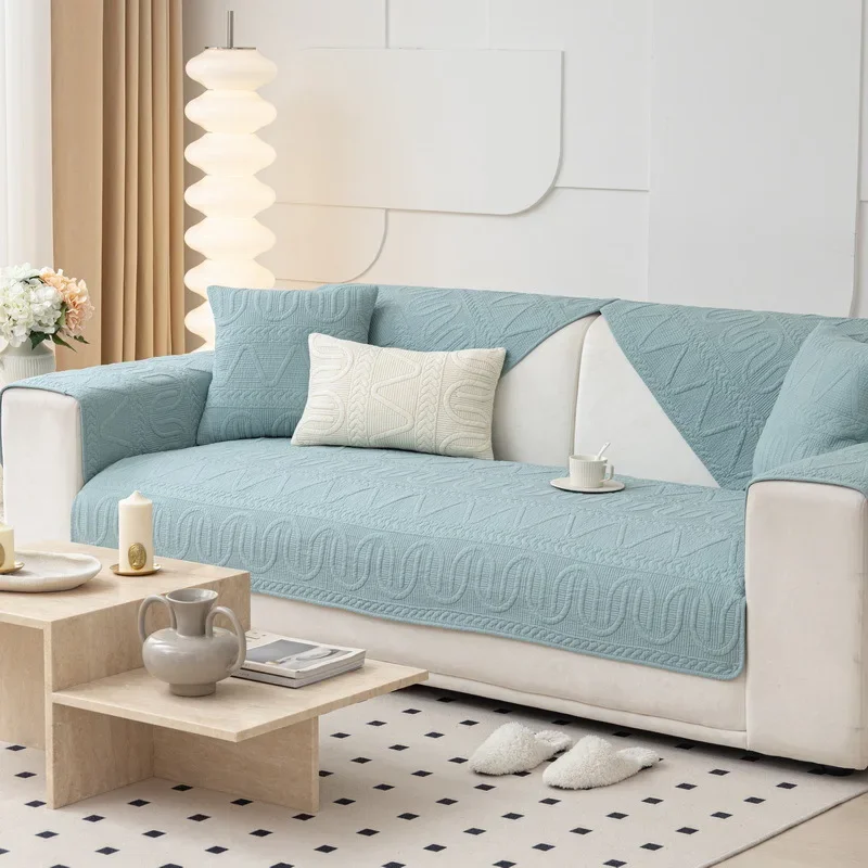 Sofa Cushion Four Seasons Cotton Norse Simple Non-slip Universal Cotton Cushion Modern Winter Sofa Cover Cover Cloth Towel