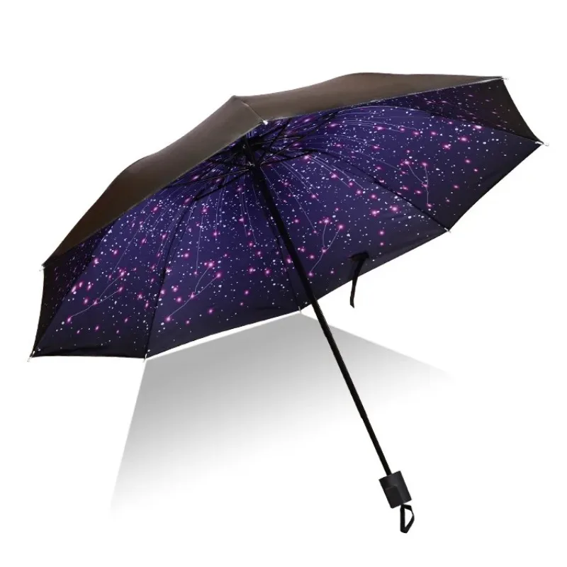 Brand Flower Umbrella For Women Folding Fashion Girl Parasol Sun Portable Strongly Rain Female Sun UV clear Umbrellas Light