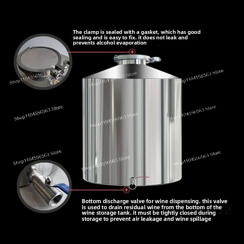 30L food grade wine storage barrel - Baijiu makes sealed container (wine storage tank)