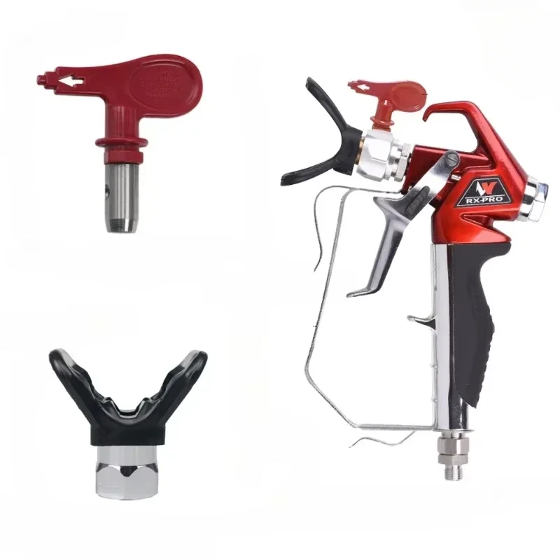 Wetool RX-Pro Red Series High Pressure Airless Paint Spray Gun 538020 with 517 Tip and Guard Titan 0538020