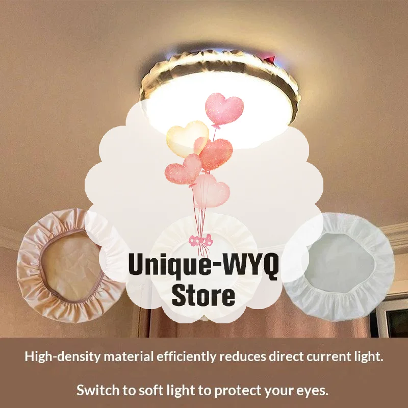 Creative Wear-Resistant Ceiling Lamp Shade Fabric Anti-Glare Spotlight Lamp Cover Led Light Diffuser Covers Baby Bedroom