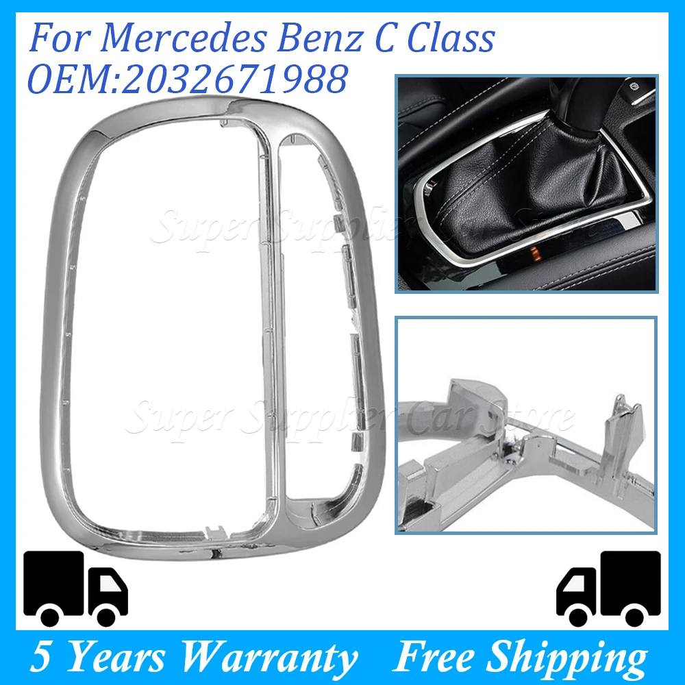 Shifter Trim Cover Frame Bezel Center Bezel Shift Gear Panel Trim Cover For Mercedes Benz C Class W203 C200 C230 2032671988