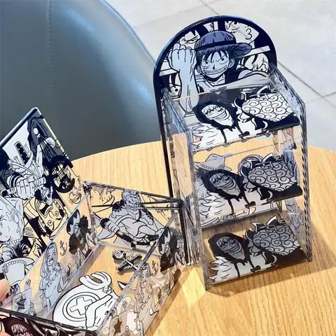 One Piece Anime Akryl Skarvning Förvaringslåda DIY Avtagbar Förvaringsställ Godislåda Pennhållare Skrivbordsförvaringskorg Dekoration 8 best sales caja one piece - №8