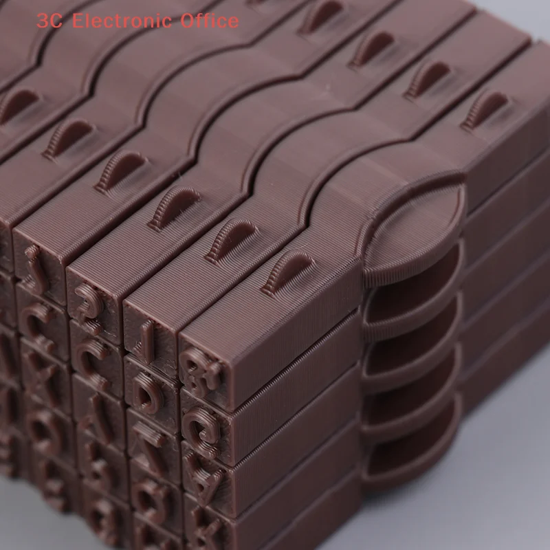 [3SC] Alphabet Numbering Connected Stamp Rubber Stamp Consolidated Numbers Stamp Perpetual Calendar