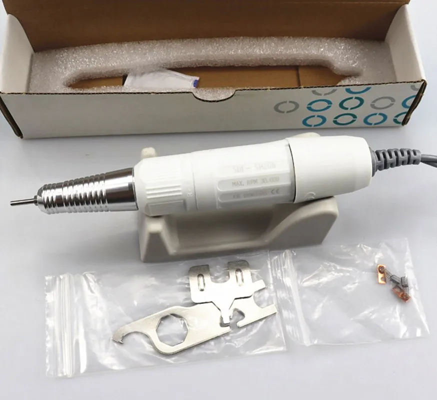 강력한 210 45000RPM 마이크로 모터 연마 네일 드릴 펜, 마라톤 기계 핸드피스, 2.35mm SDE-H37LN H37L1 102L 105, 35K 및 45K RPM