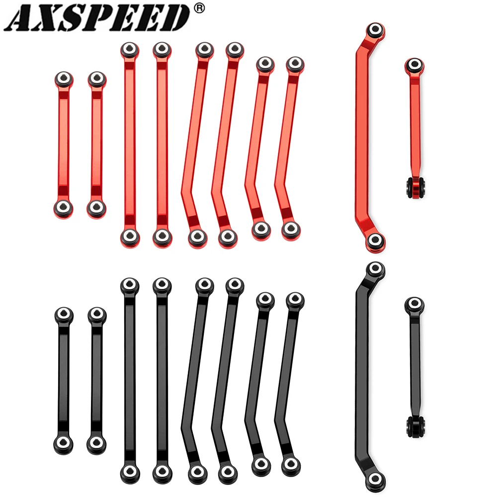 AXSPEED High Clearance Chassis Links Steering Linkage for 1/18 RedCat Ascent RC Rock Crawler Car Upgraded Accessories